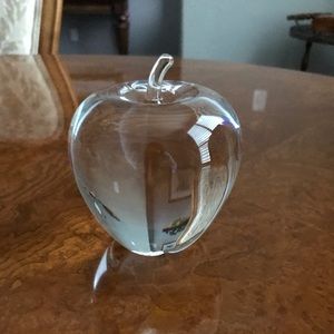 Steuben Apple Paperweight